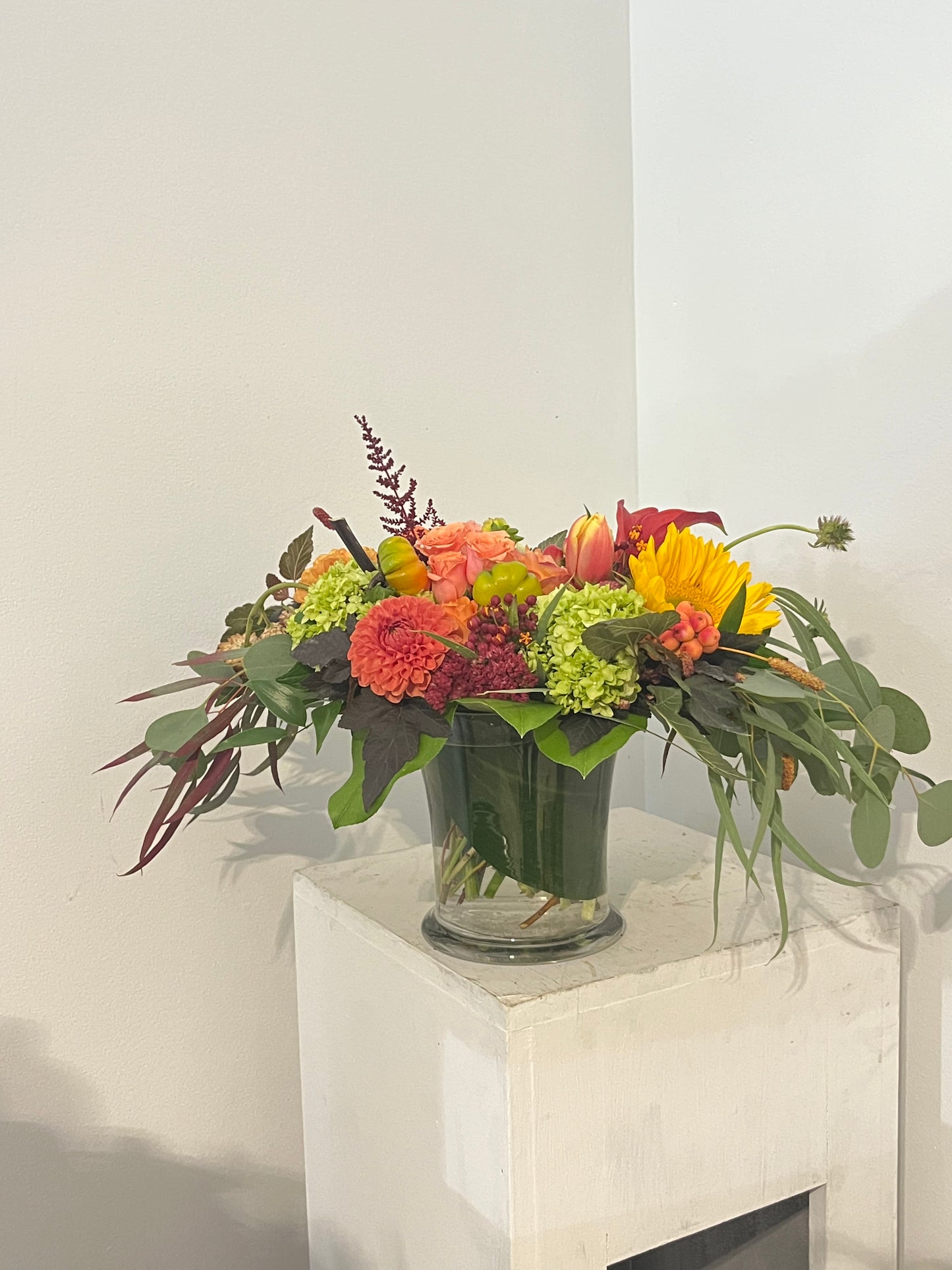 Fall table centerpiece