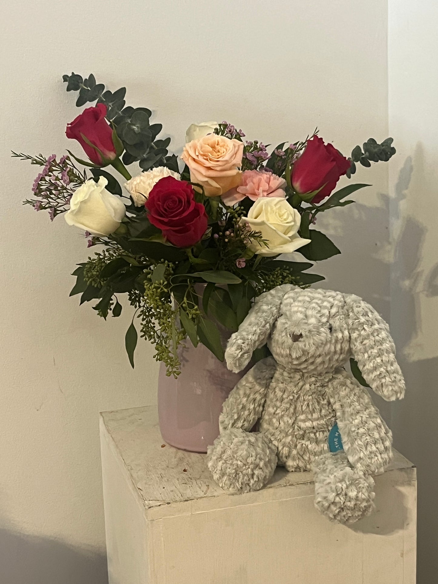 Hugs & Roses (with Manhattan Toy Co Bunny)