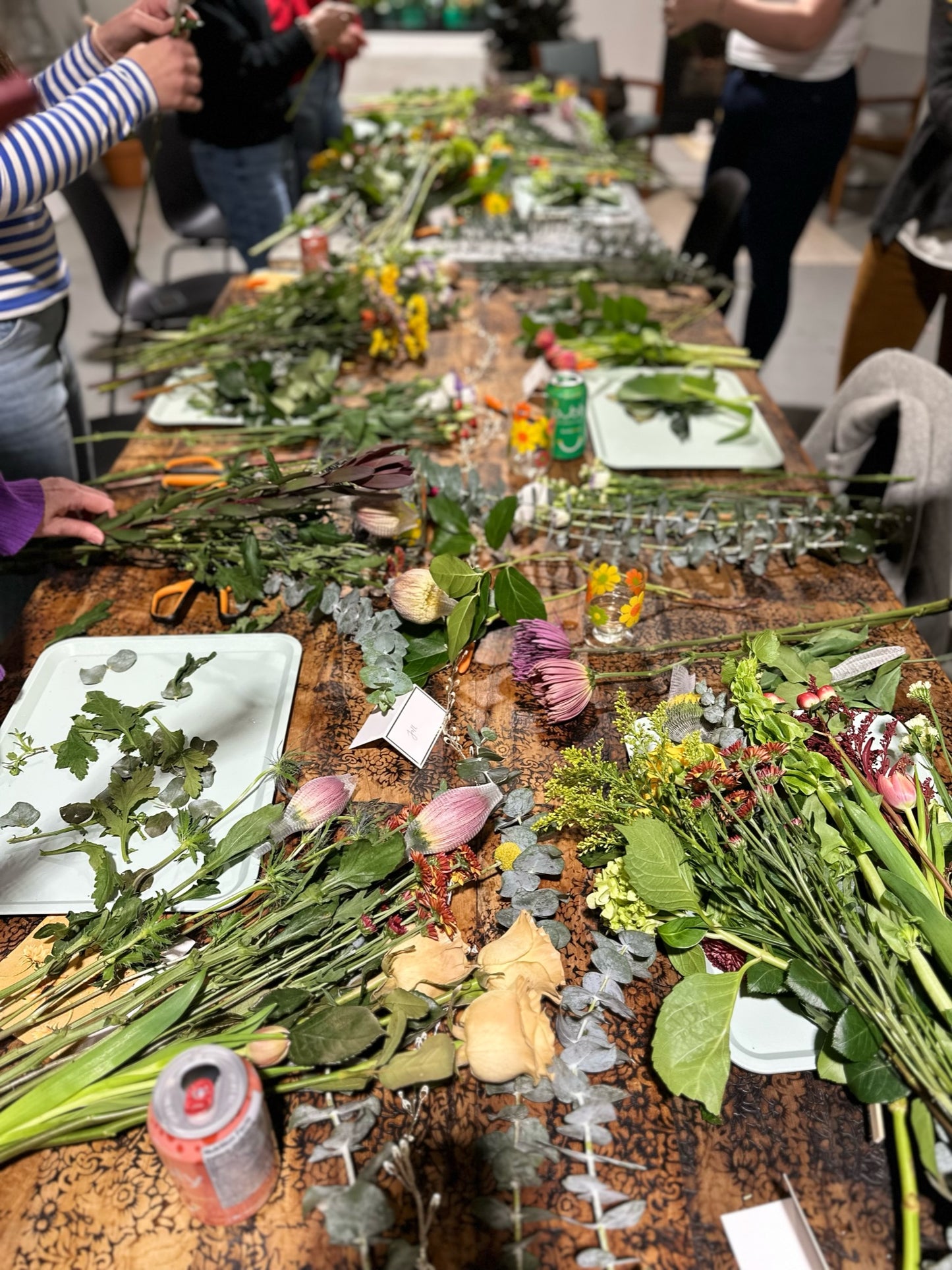Fresh Mason Jar Arranging Workshop