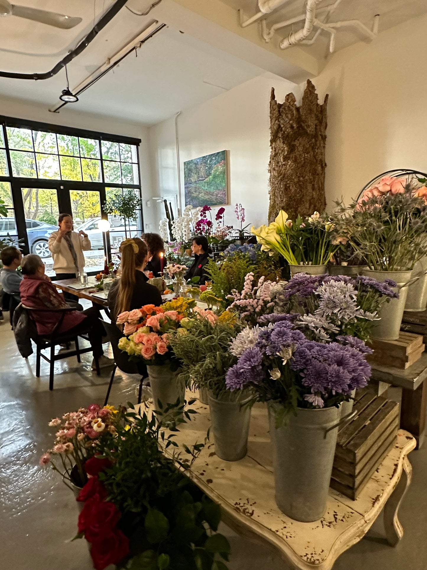 Fresh Mason Jar Arranging Workshop
