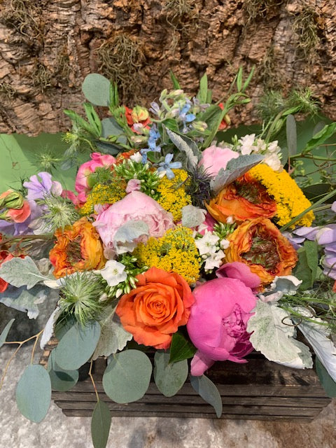 Garden Party Low Vase Arrangement