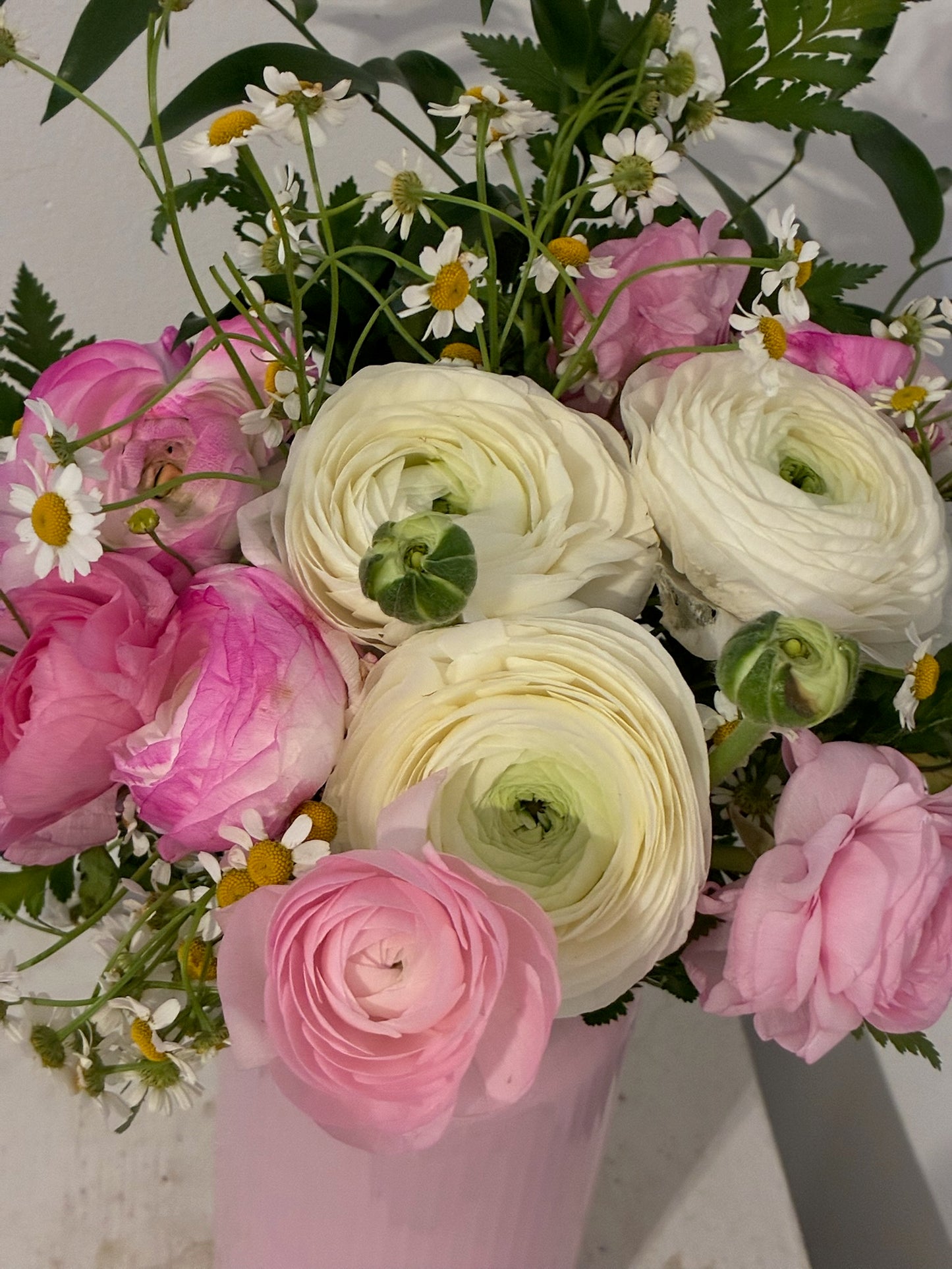 Love Pop Ranunculus Vase Arrangement