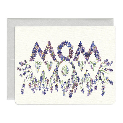 Mom/Wow Lavender Card