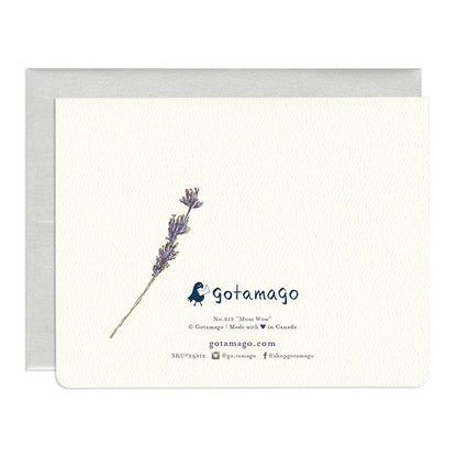 Mom/Wow Lavender Card
