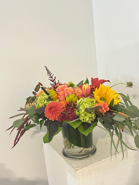Fall table centerpiece