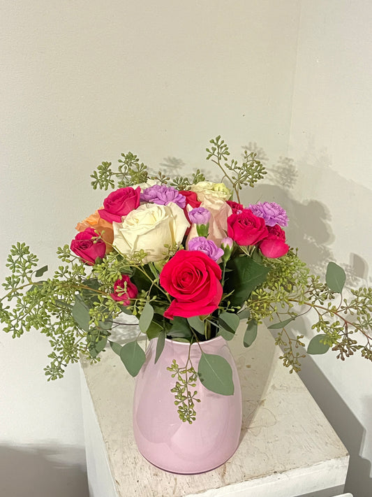 Rose Affair Vase Arrangement