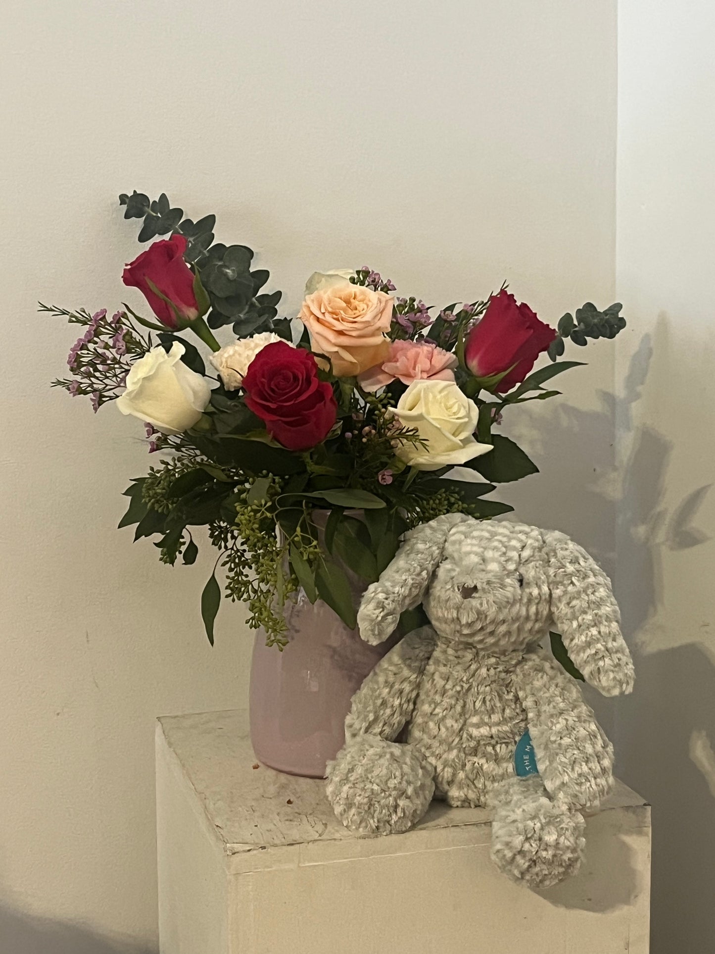 Hugs & Roses (with Manhattan Toy Co Bunny)