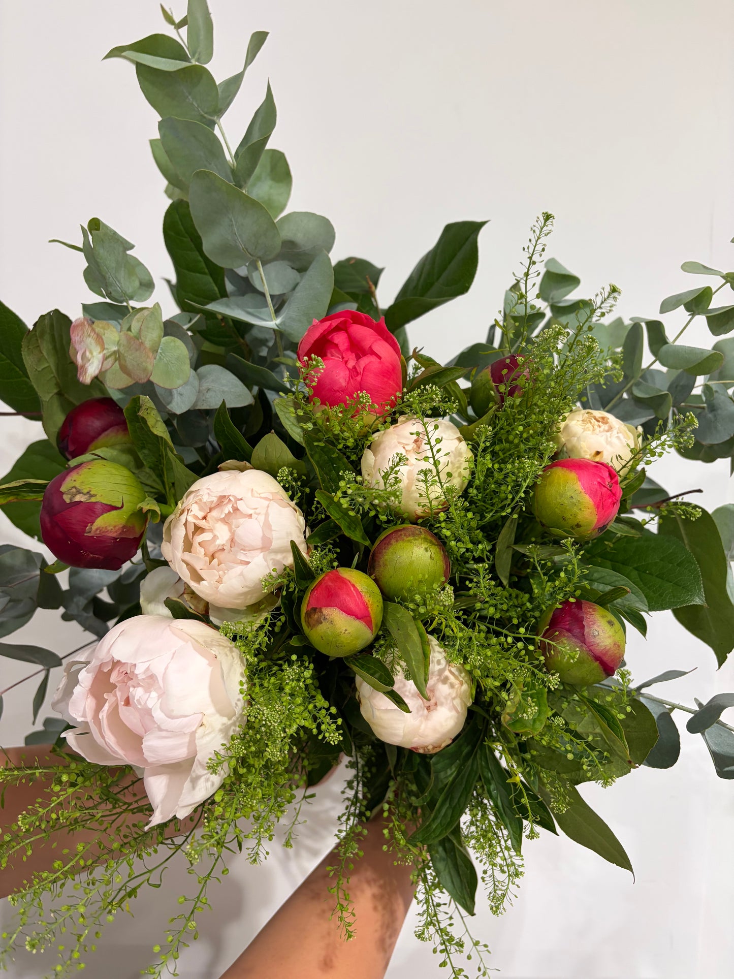 Premium Mixed Pink Peony Bouquet