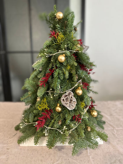 French-style Christmas Tree Creation and Decoration