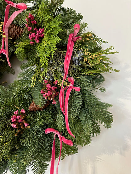 Pretty in Pink Wreath