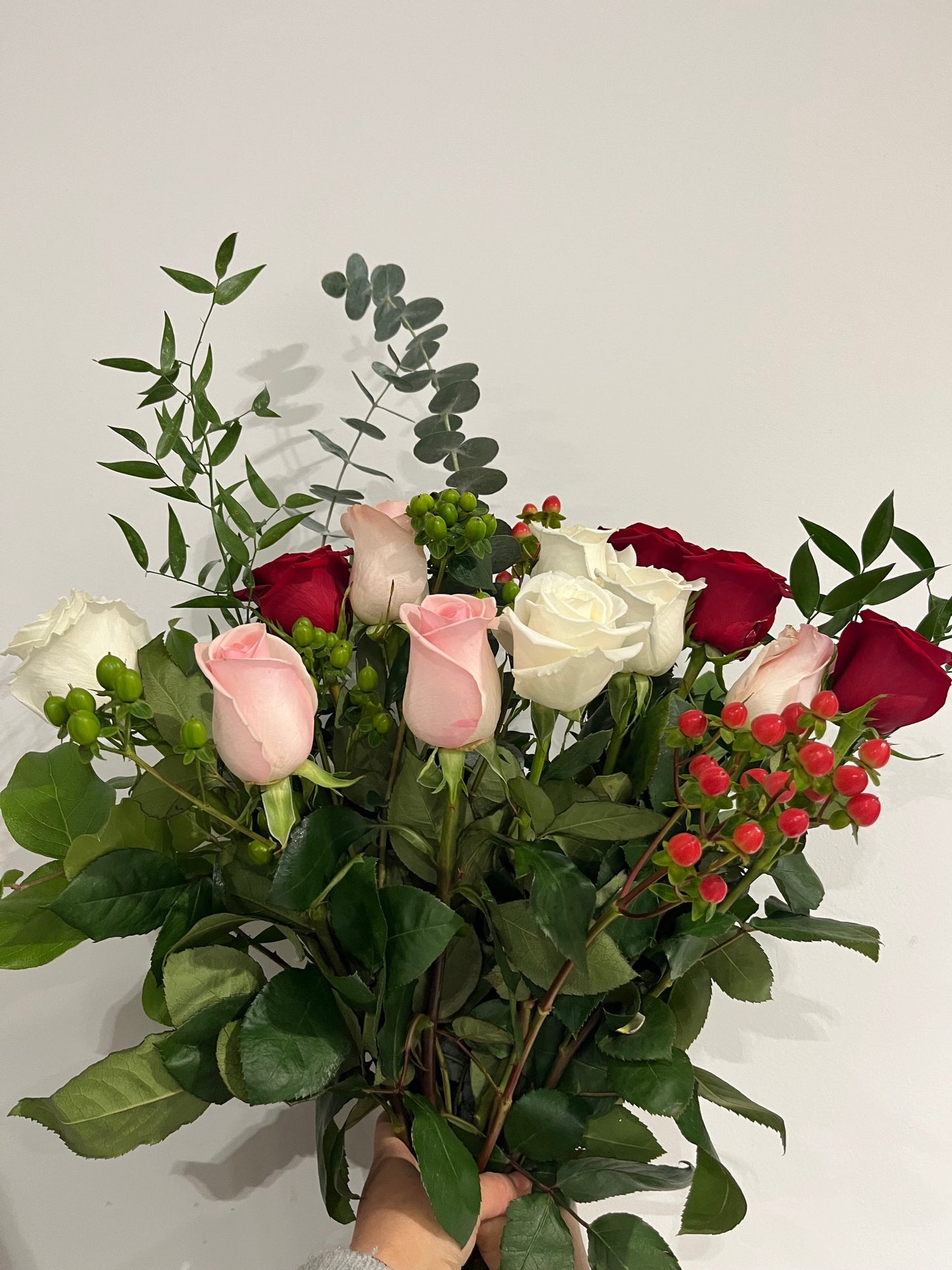 12 long-stem Mixed Rose Bouquet (choose your mix!)