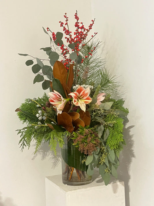 Holiday Grandeur Vase Arrangement