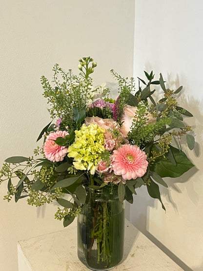 Blush & Botanica Vase Arrangement