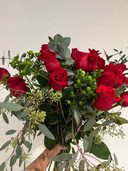 18 long-stem Red Rose Bouquet