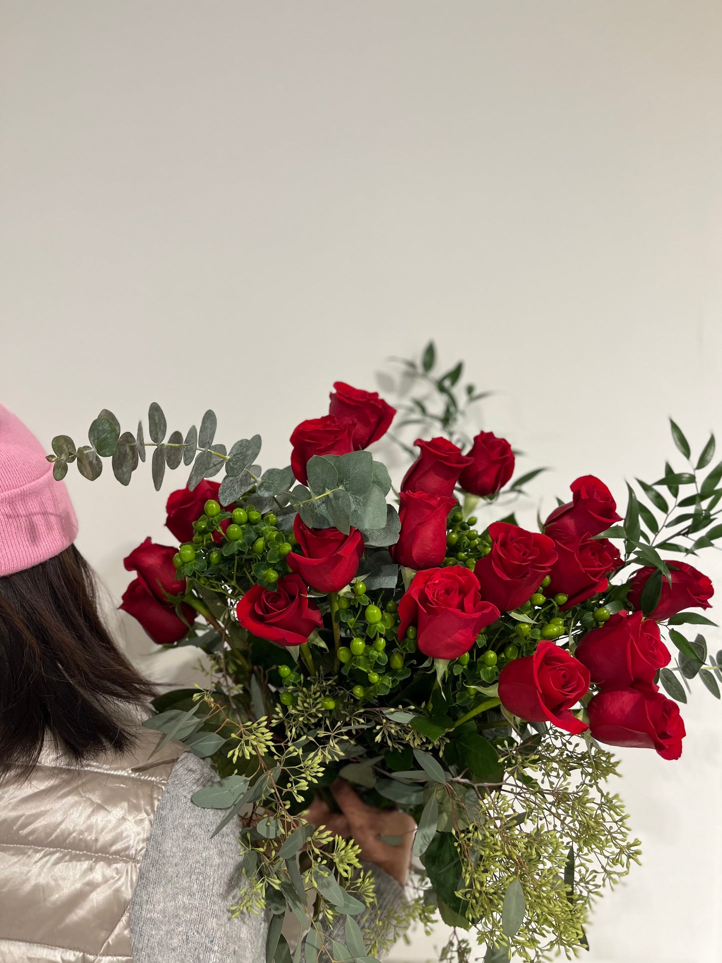 18 long-stem Red Rose Bouquet