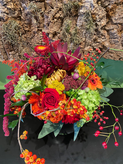 Bountiful Autumn Vase Arrangement